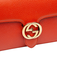 Small Dollar Calfskin Interlocking G Crossbody