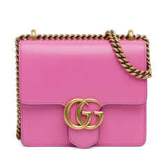 Small GG Marmont Leather Chain Flap