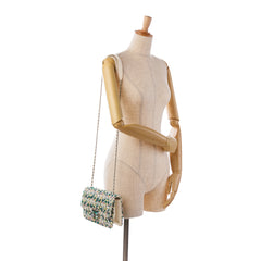 Tweed Beauty Lock Flap Bag