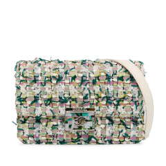 Tweed Beauty Lock Flap Bag