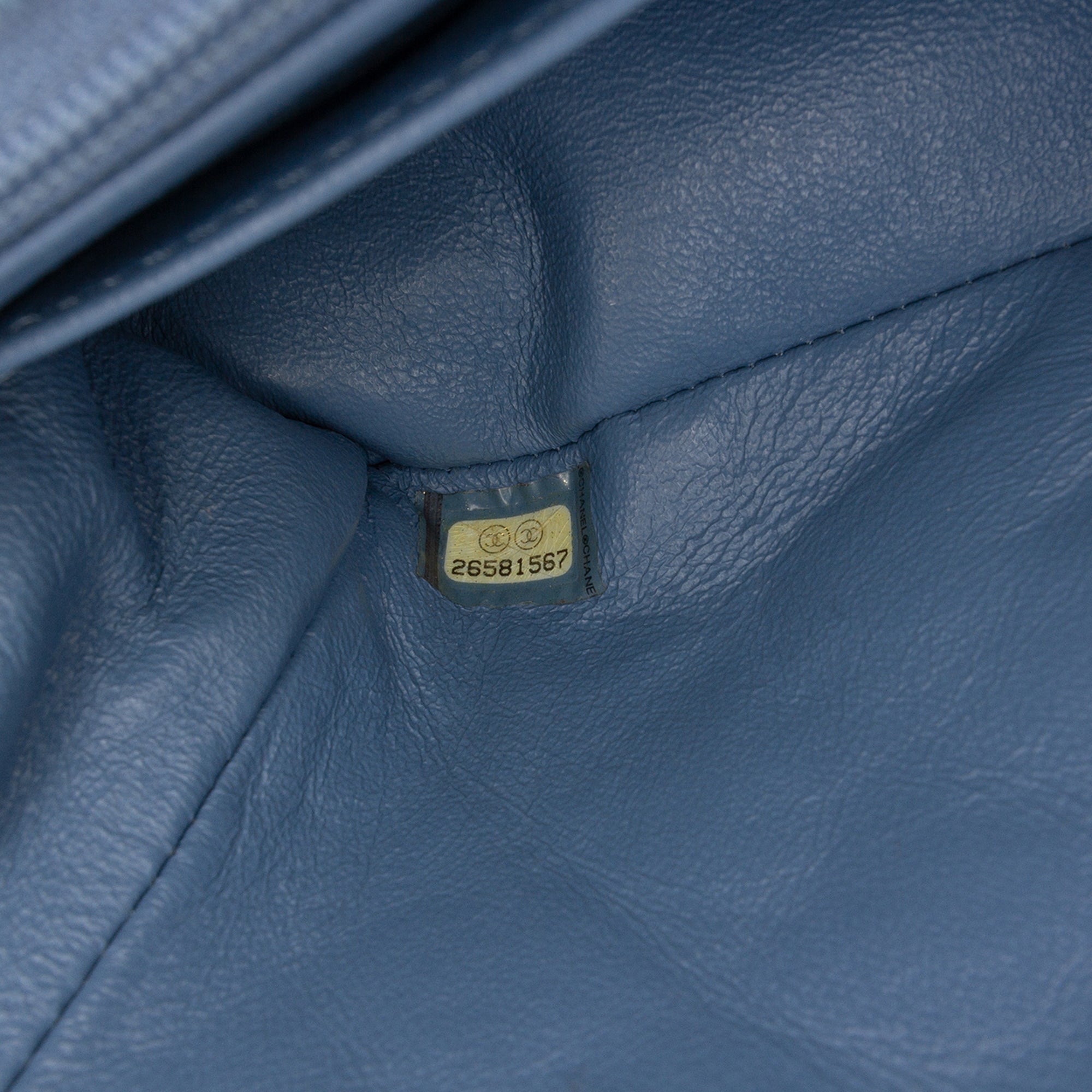 Mini Rectangular Classic Denim Braided Single Flap