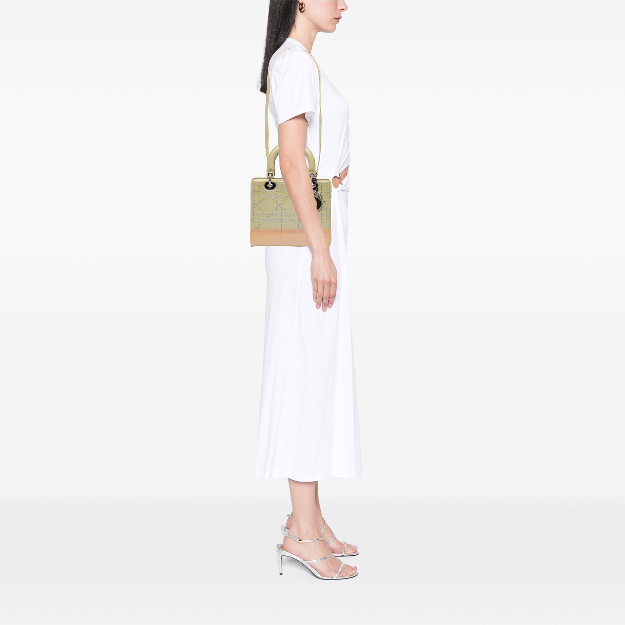 Medium Ombre Patent Cannage Lady Dior