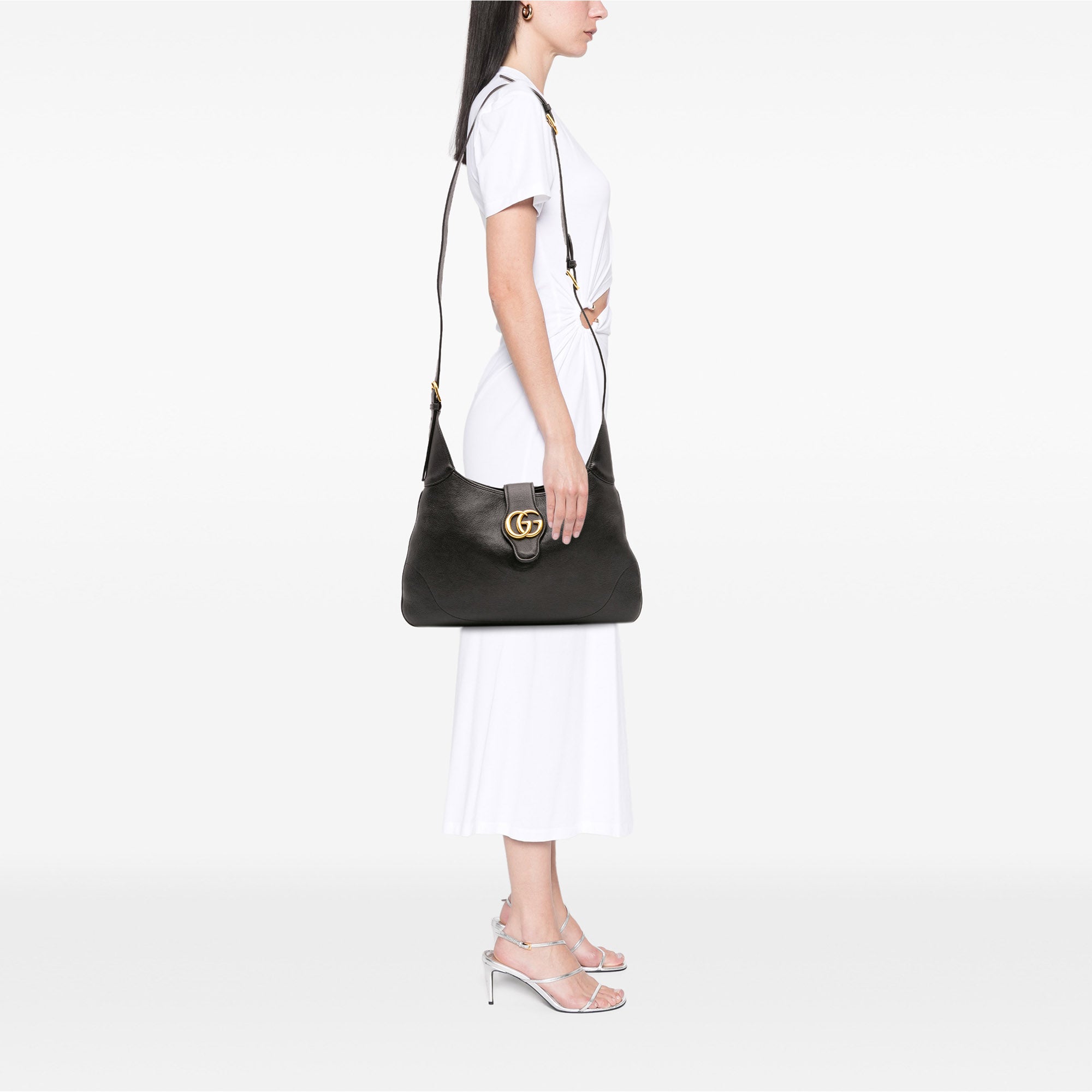 Medium Leather Aphrodite Crossbody