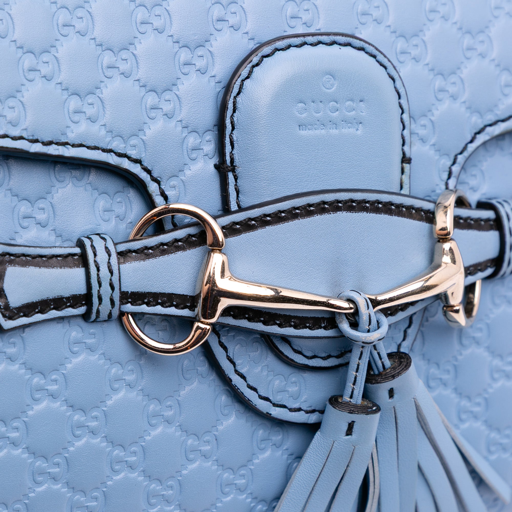 Mini Microguccissima Emily Crossbody