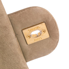 Calfskin Stitched Motif Flap