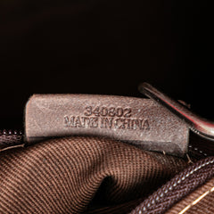 Nubuck Anagram Madrid Fringe Shoulder Bag