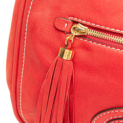 Nubuck Anagram Madrid Fringe Shoulder Bag