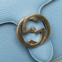 Small Dollar Calfskin Interlocking G Crossbody