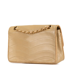 Small Wave Lambskin Flap Bag