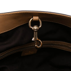 GG Canvas Web Tassel Tote