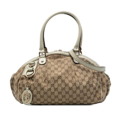 GG Canvas Sukey Satchel