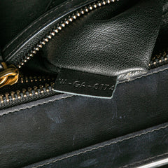 Micro Tricolor Leather Luggage Tote
