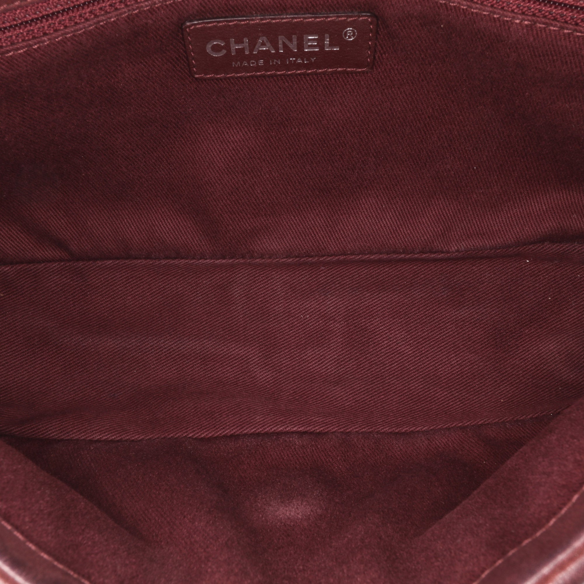 Medium Iridescent Calfskin In The Mix Flap