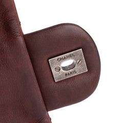 Medium Iridescent Calfskin In The Mix Flap