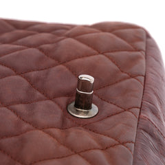 Medium Iridescent Calfskin In The Mix Flap