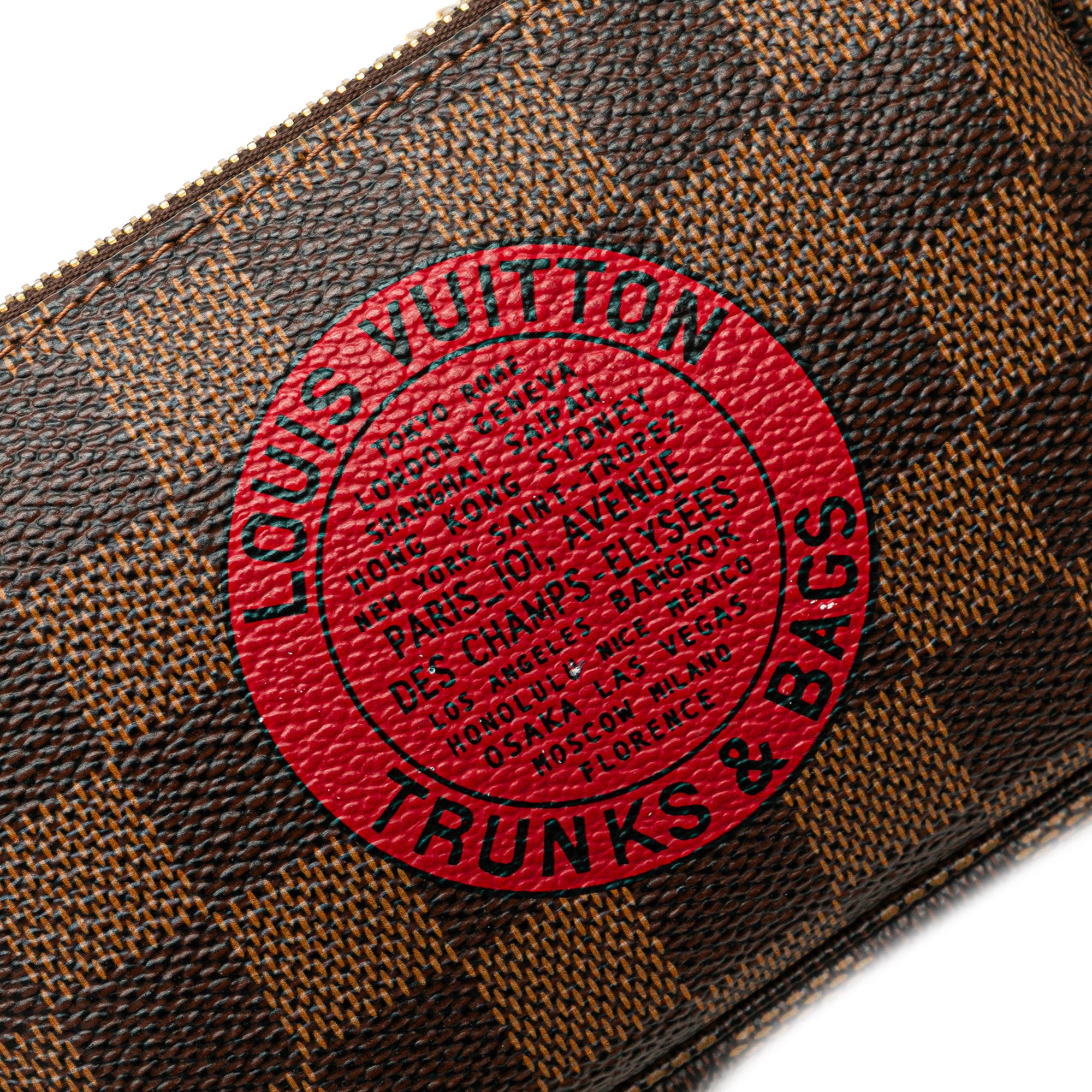 Damier Ebene Trunks and Bags Mini Pochette Accessoires