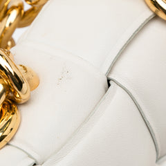 Nappa Intrecciato Padded Chain Cassette Satchel
