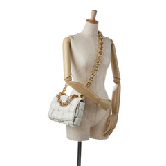 Nappa Intrecciato Padded Chain Cassette Satchel