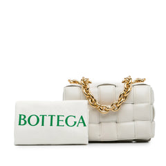 Nappa Intrecciato Padded Chain Cassette Satchel