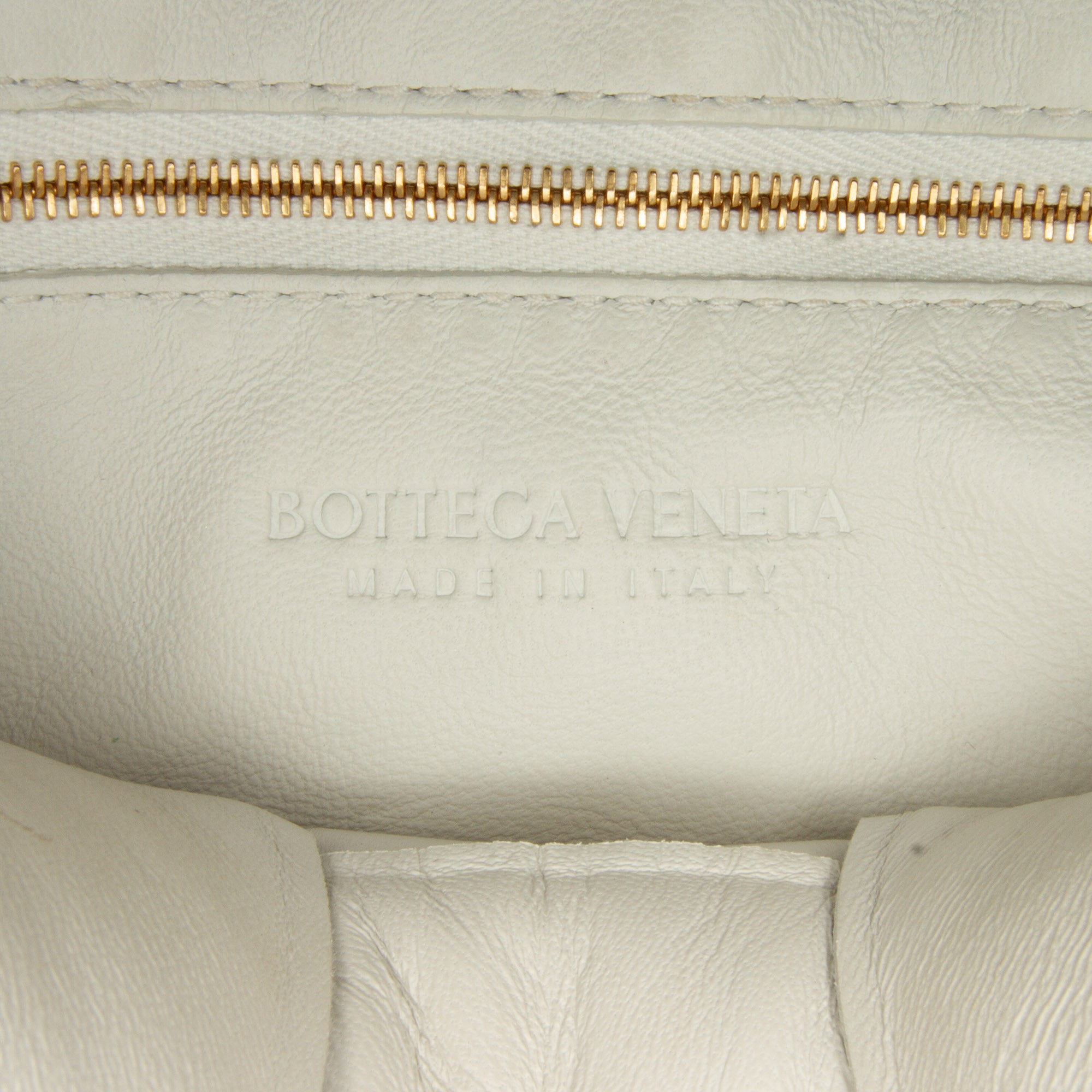 Nappa Intrecciato Padded Chain Cassette Satchel