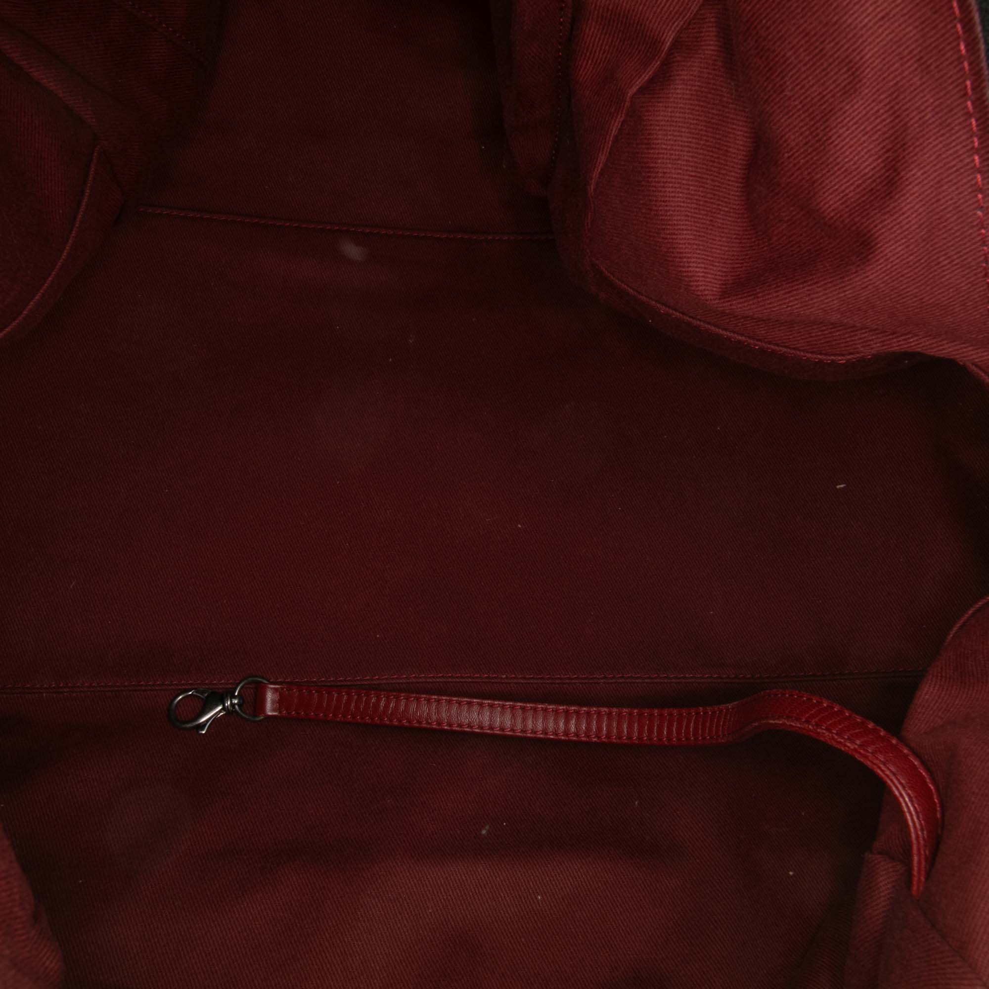 CC Quilted Aged Calfskin Coco Rider Bowling Bag