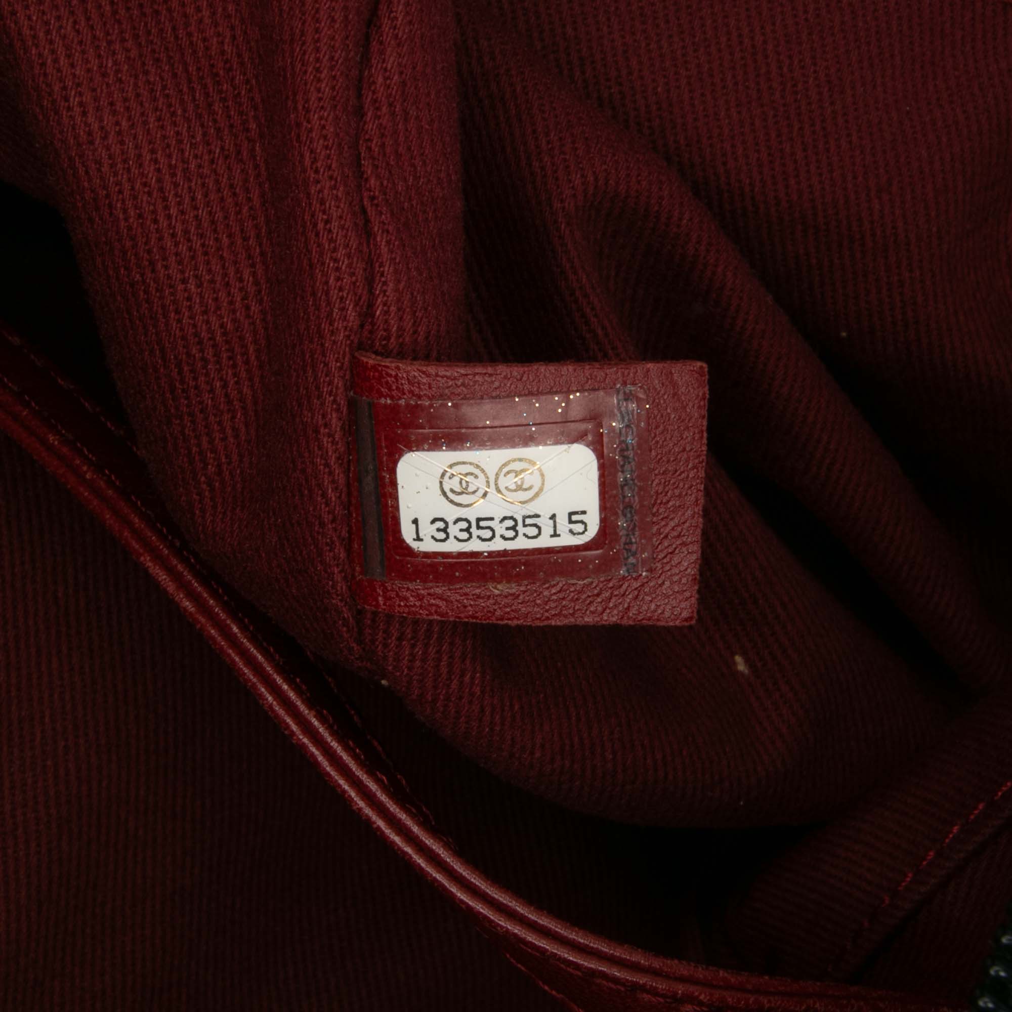 CC Quilted Aged Calfskin Coco Rider Bowling Bag