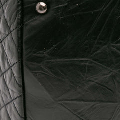 CC Quilted Aged Calfskin Coco Rider Bowling Bag