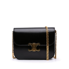 Shiny Calfskin College Triomphe