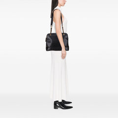 Caviar Logo Shoulder Bag