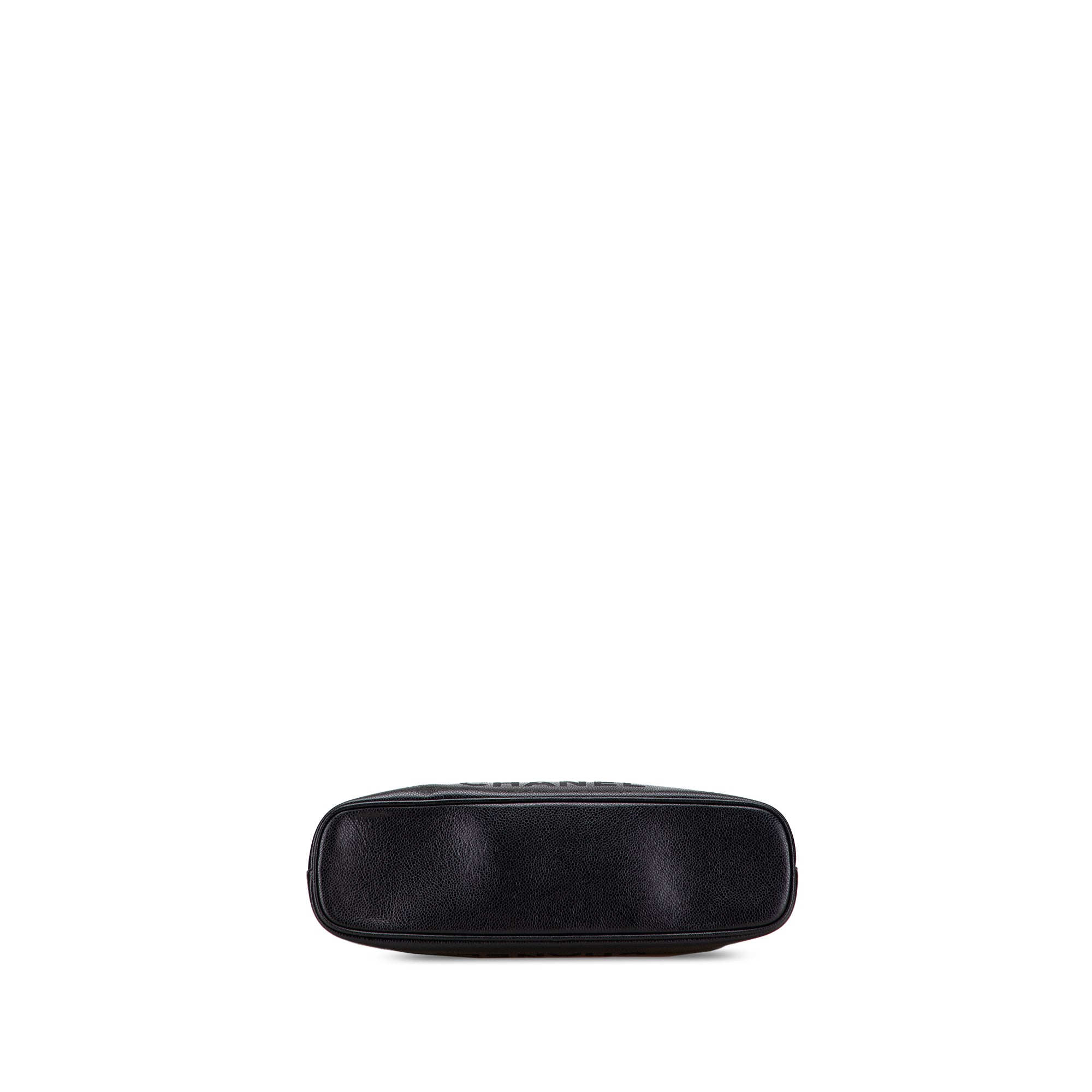 Caviar Logo Shoulder Bag