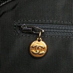Caviar Logo Shoulder Bag