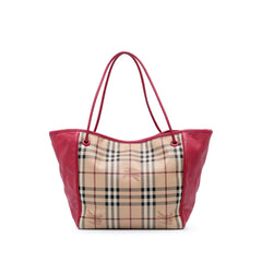 Small Haymarket Check Coated Canvas Canterbury Tote