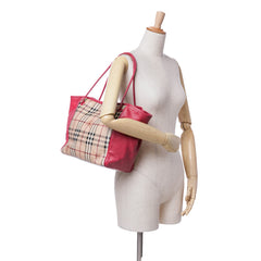 Small Haymarket Check Coated Canvas Canterbury Tote