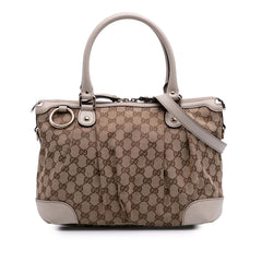 GG Canvas Sukey Satchel