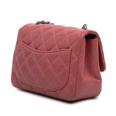 Mini Square Classic Lambskin Single Flap