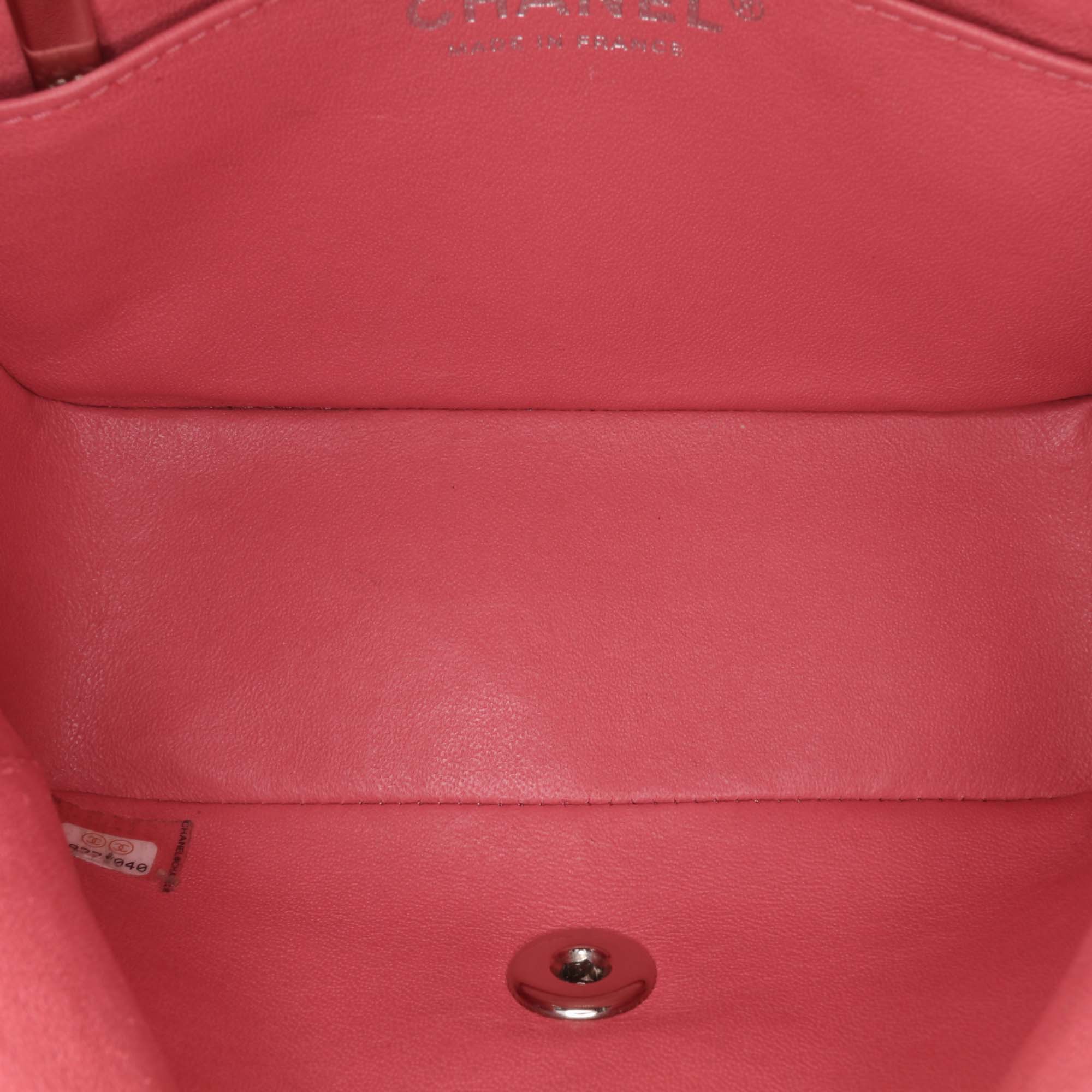 Mini Square Classic Lambskin Single Flap