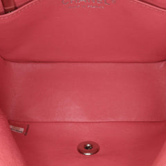 Mini Square Classic Lambskin Single Flap