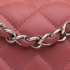Mini Square Classic Lambskin Single Flap