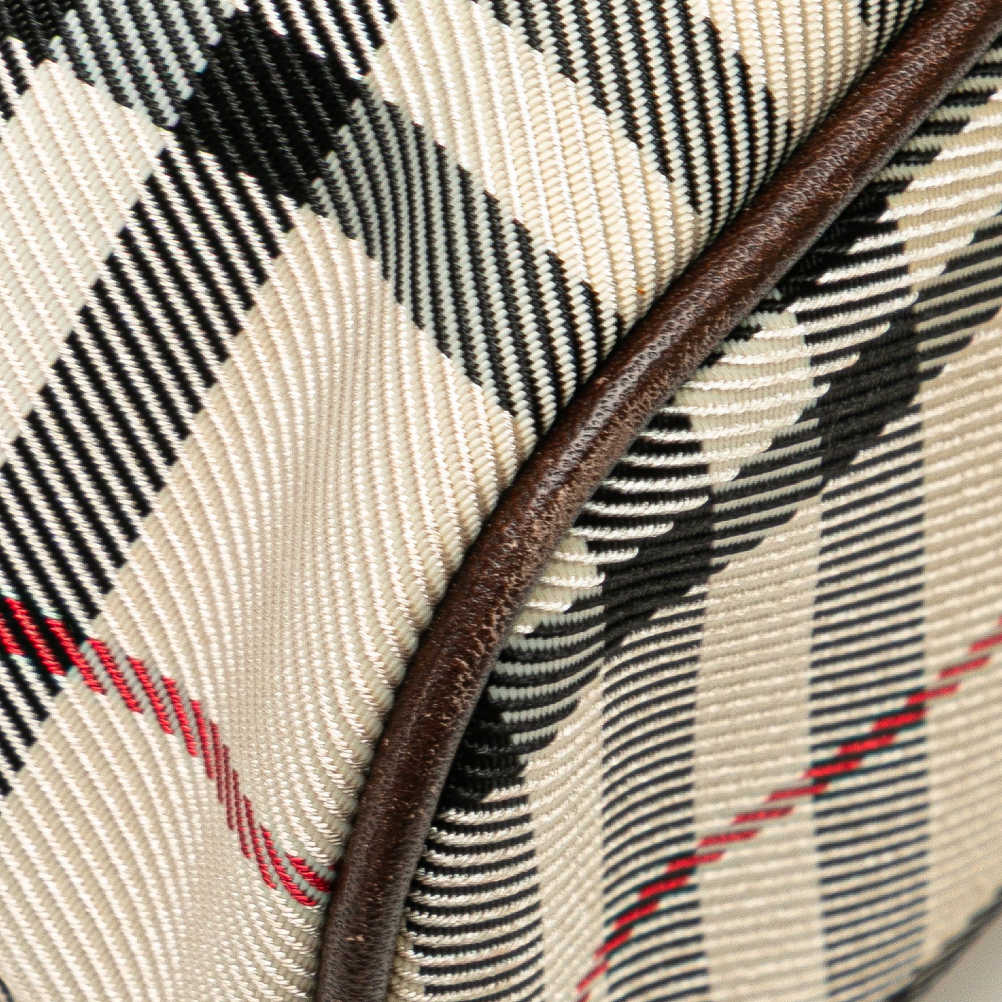 House Check Canvas Tote