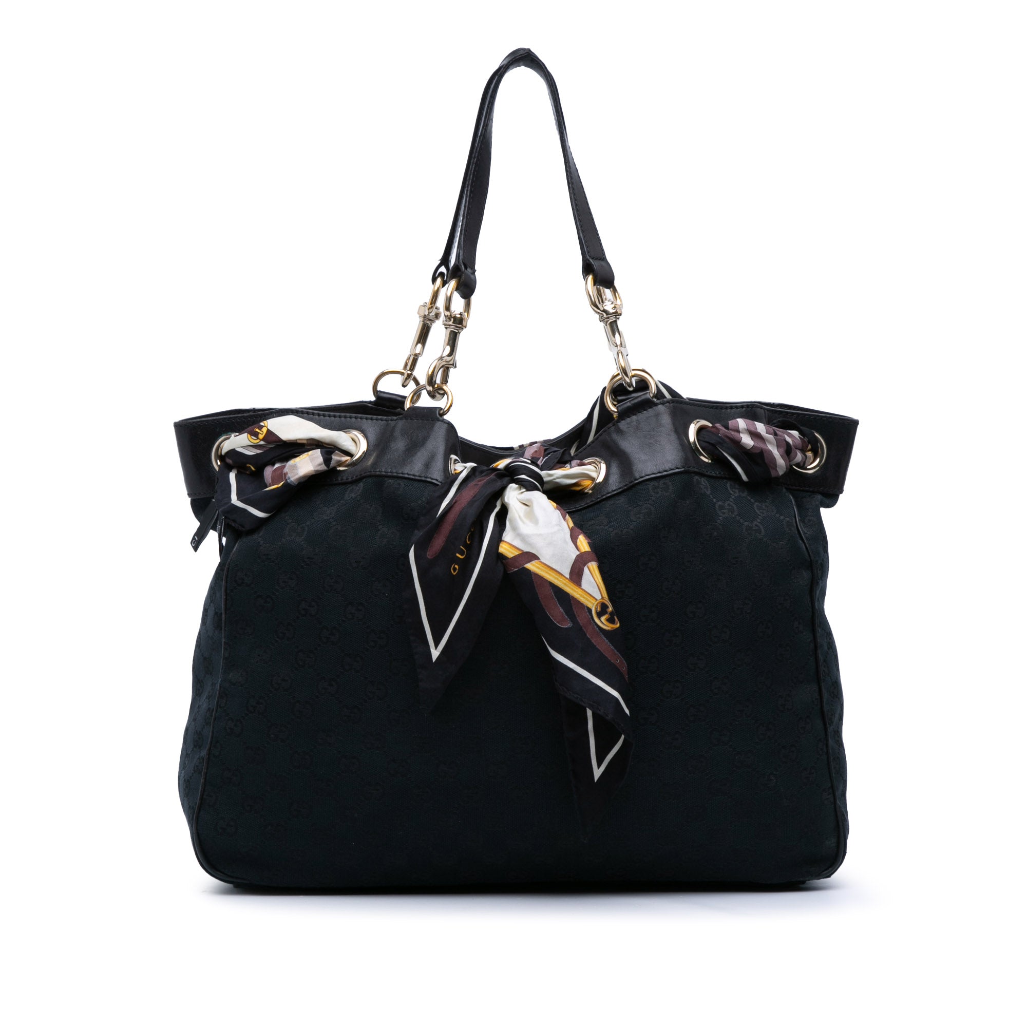 Large GG Canvas Positano Tote
