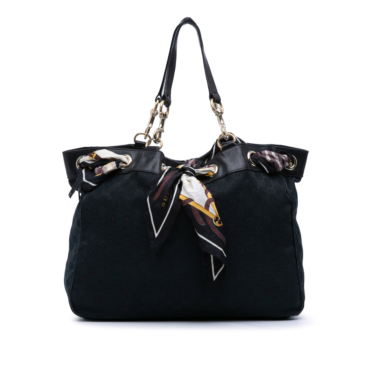 Large GG Canvas Positano Tote