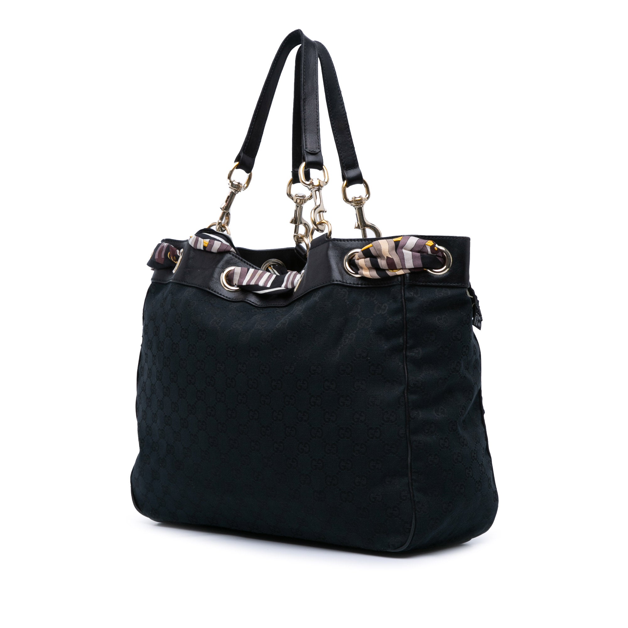 Large GG Canvas Positano Tote