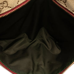GG Canvas Web Double Pocket Belt Bag