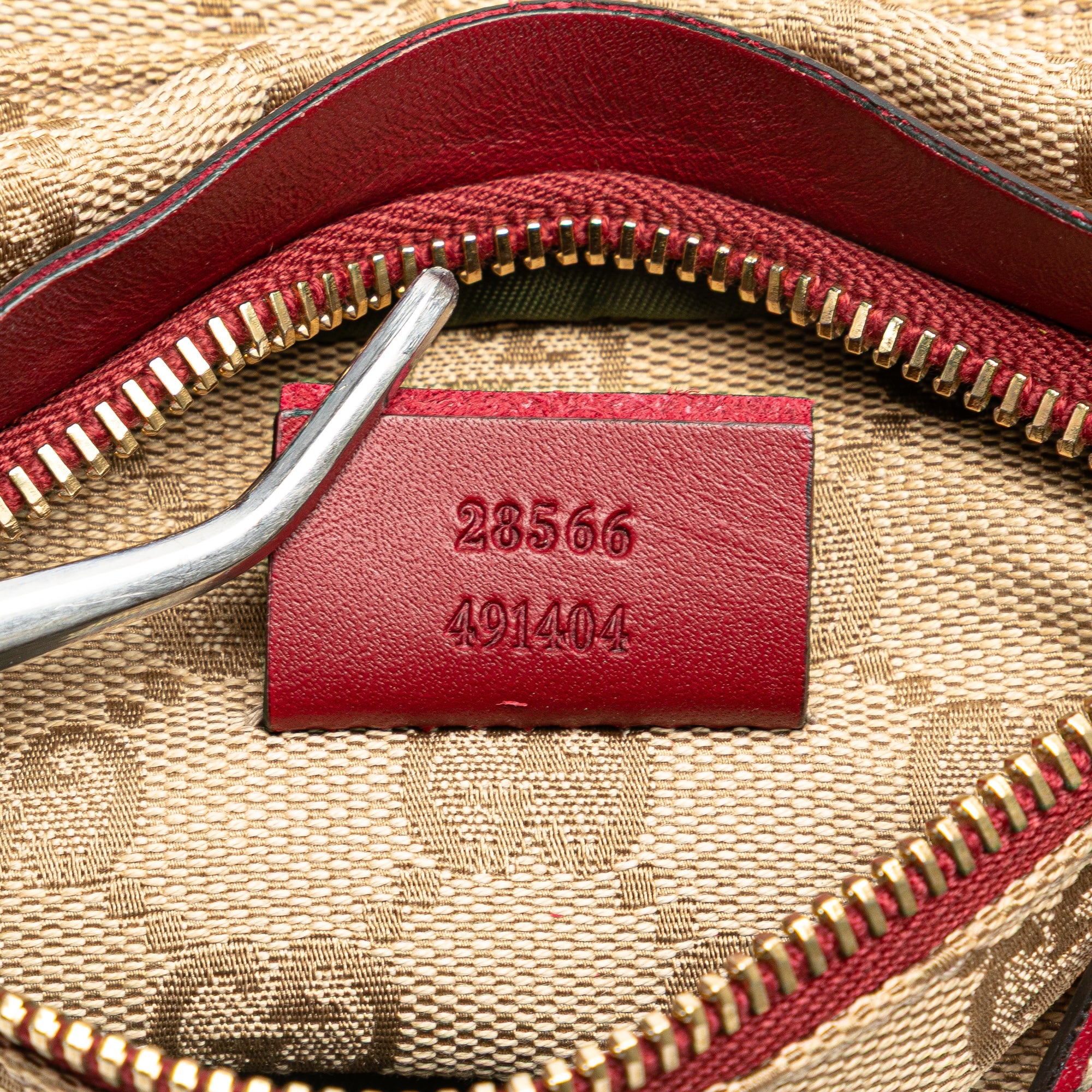 GG Canvas Web Double Pocket Belt Bag