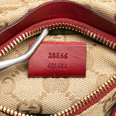 GG Canvas Web Double Pocket Belt Bag