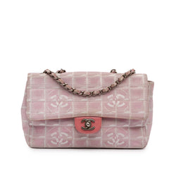 Medium New Travel Line Nylon Single Flap