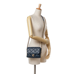 Mini Quilted Lambskin Crush on Chains Flap