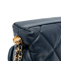 Mini Quilted Lambskin Crush on Chains Flap