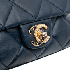 Mini Quilted Lambskin Crush on Chains Flap