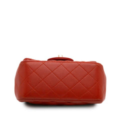 Mini Square Classic Lambskin Single Flap